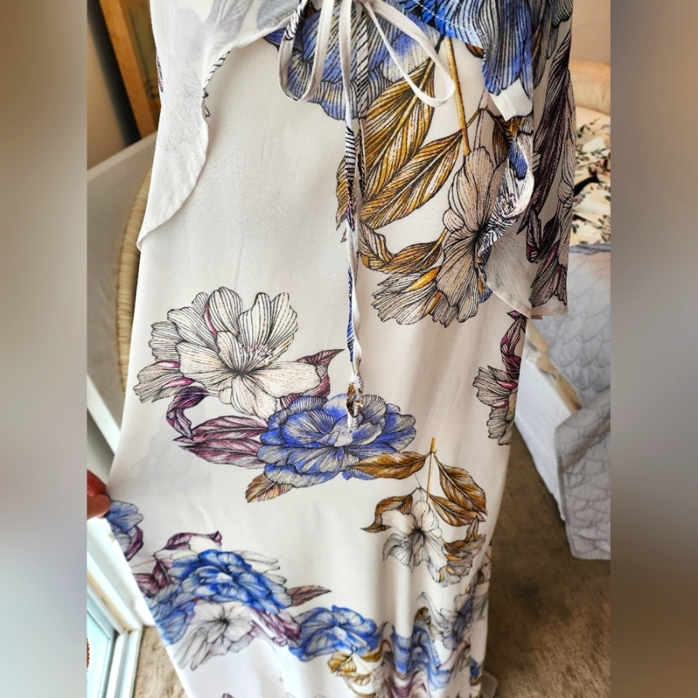 Summer Floral Dress Plus Size by Standards & Practices Flowy Floral Dress - Picture 9 of 12